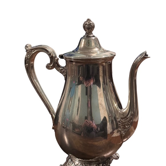 Vintage Wm. Rogers & Son Silverplate Coffee Pot - Picture 8 of 9